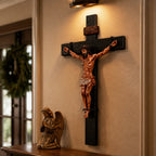 He Died for Us – Premium Handcrafted Jesus Crucifix for Christian Homes