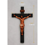 He Died for Us – Premium Handcrafted Jesus Crucifix for Christian Homes