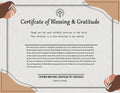 Blessing Certificate